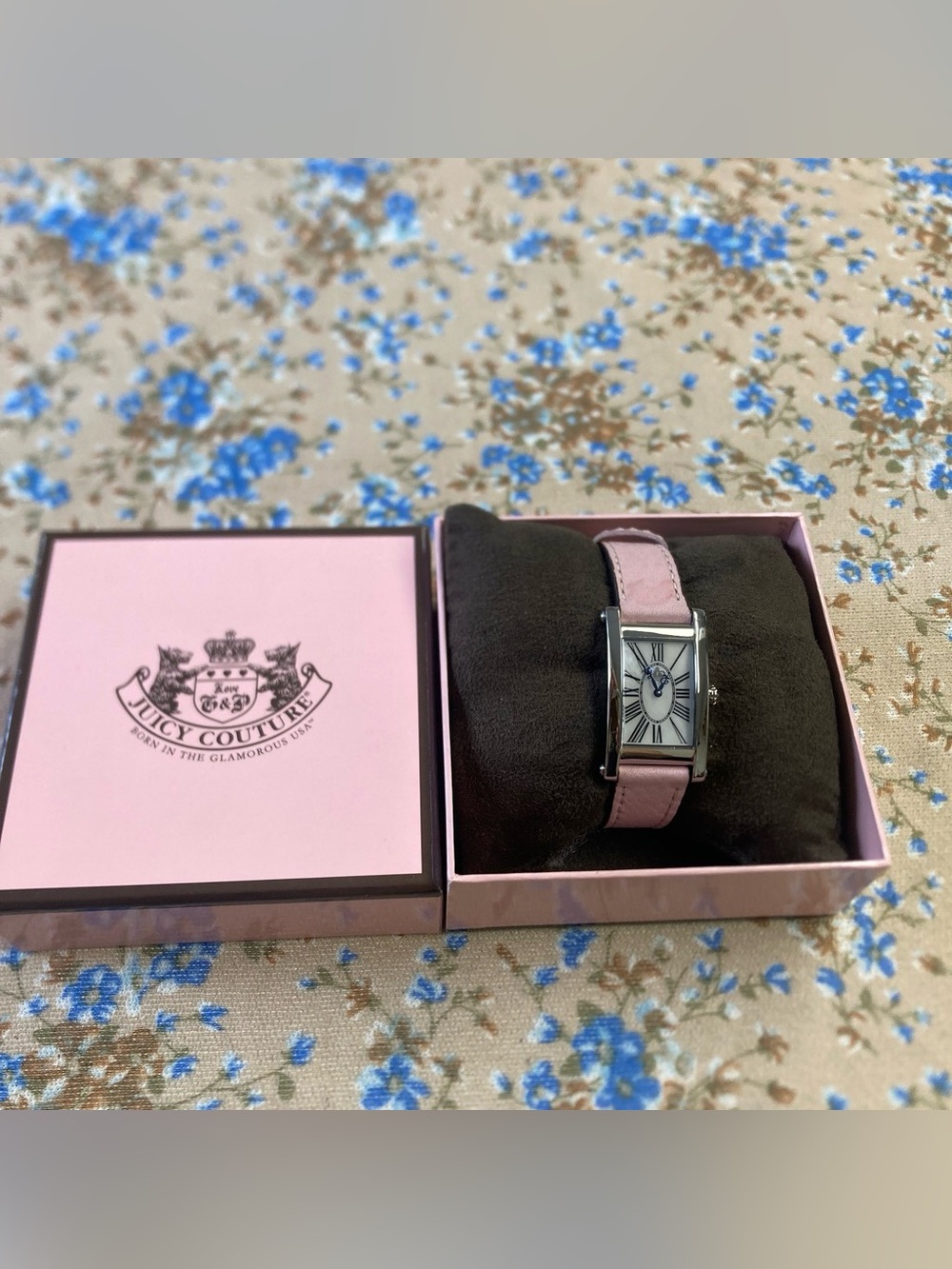 Vintage Juicy Couture Y2K Genuine Leather Watch NIB